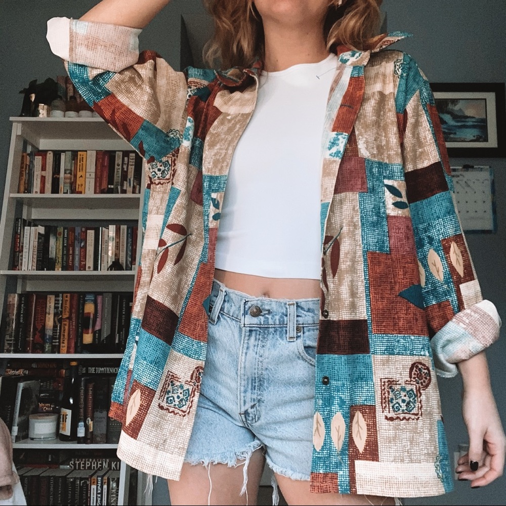 Vintage Oversized Dress Top